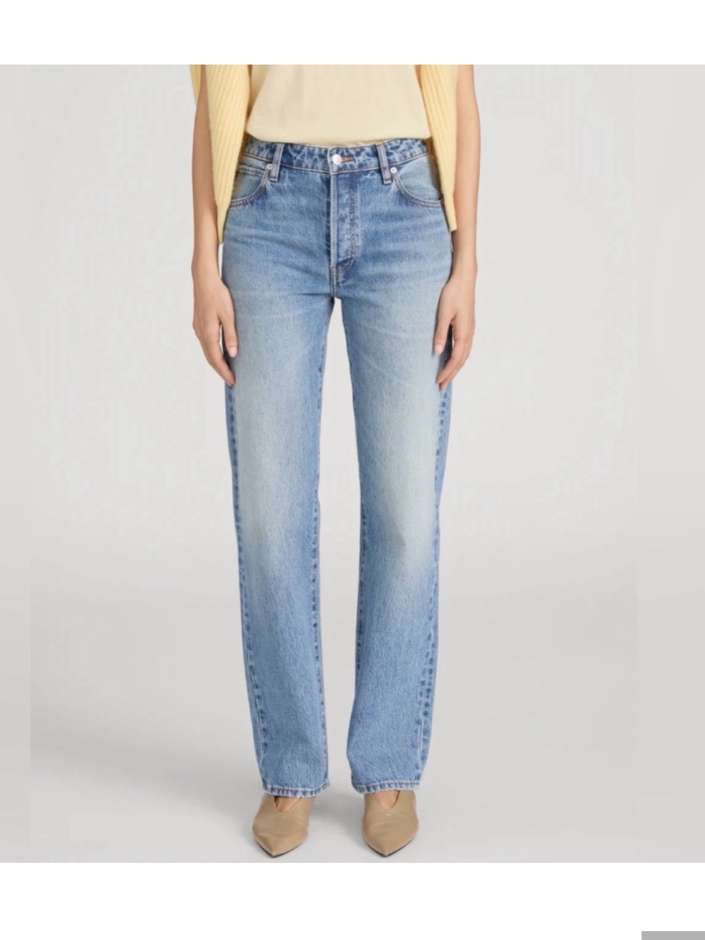 Frame The Essential Relaxed Straight Jean Rapture size 30